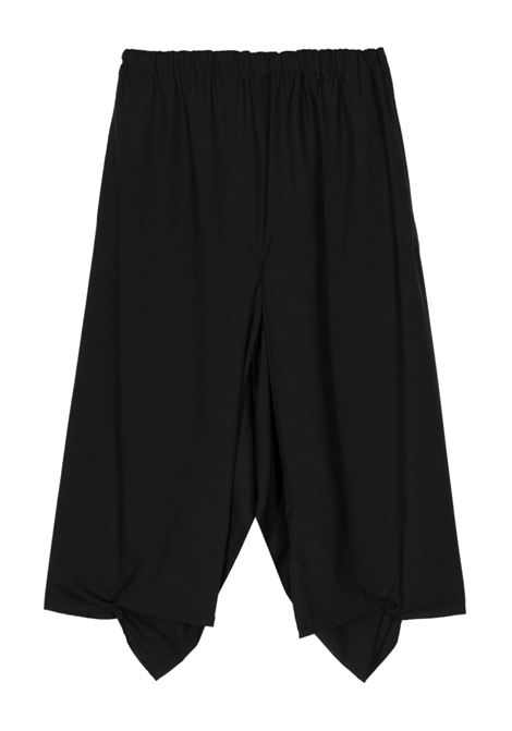 Pantaloni con cavallo basso in nero Comme Des Garçons - donna COMME DES GARCONS | GMP0031